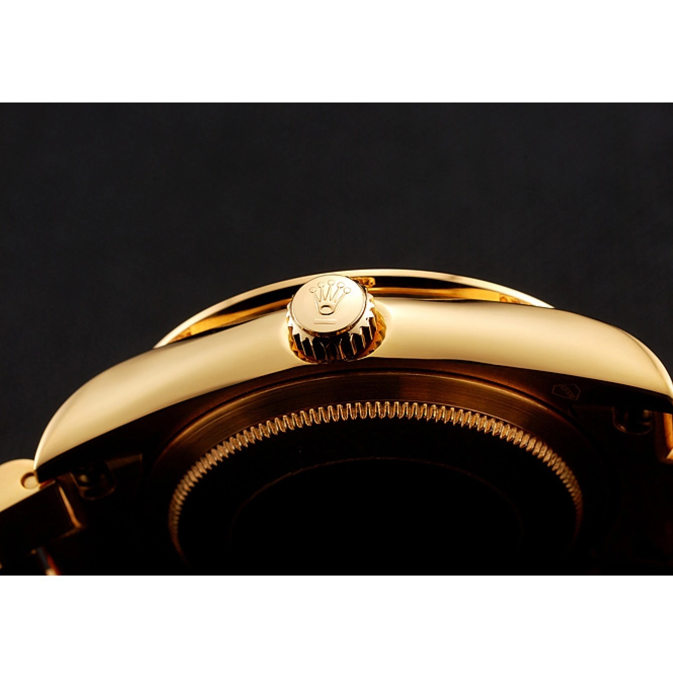 Good copy rolex watches Dial Bracelet Gold Diamond Rolex 1453956 Pave Swiss Diamond Day-Date 0814